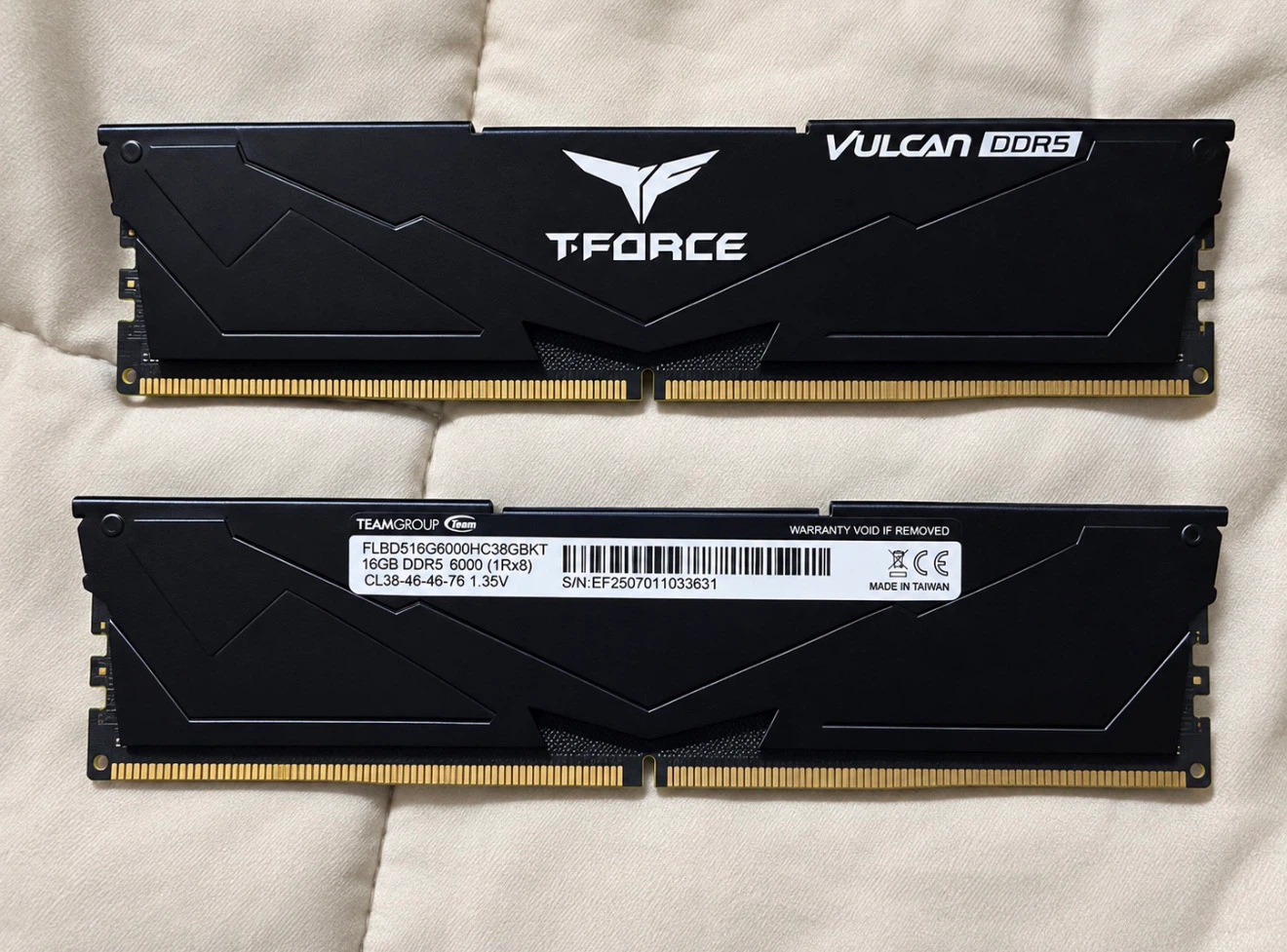 TeamGroup T-FORCE VULCAN DDR5 16GB 6000MHz RAM