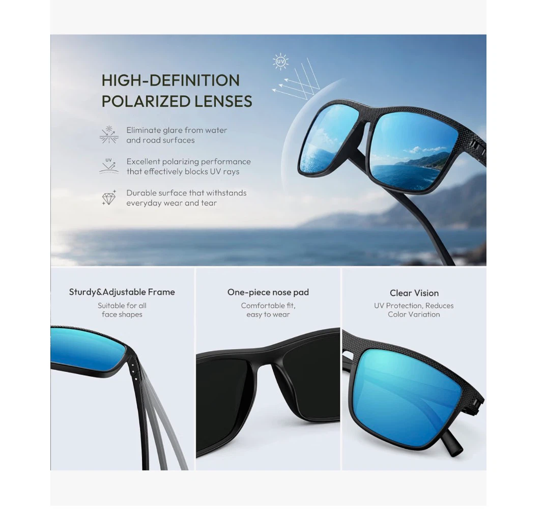 Brand new 5 Pack Polarized Sunglasses Men and Women - photo 5
