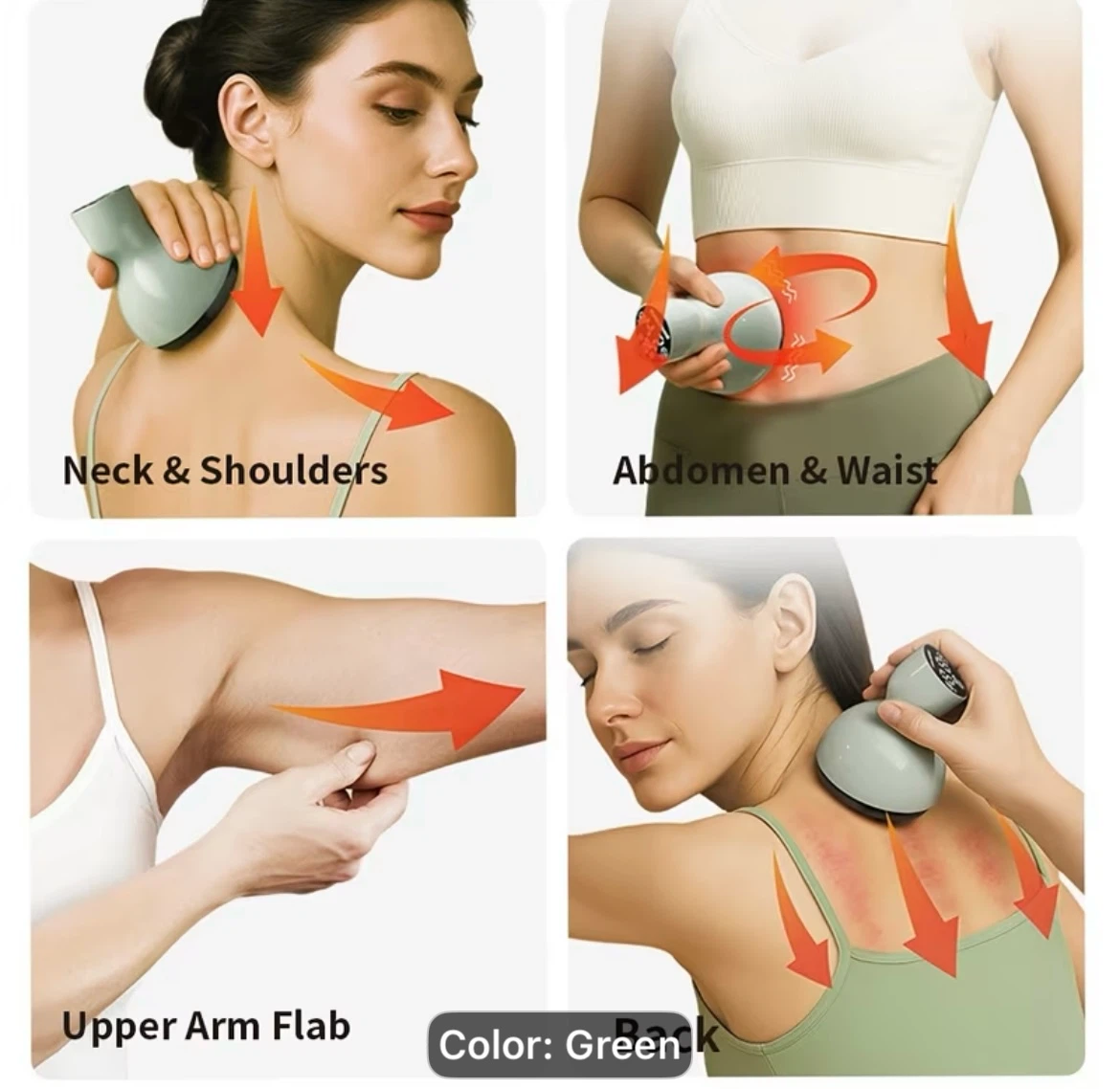3-in-1 Green Cupping Massager Device - photo 4