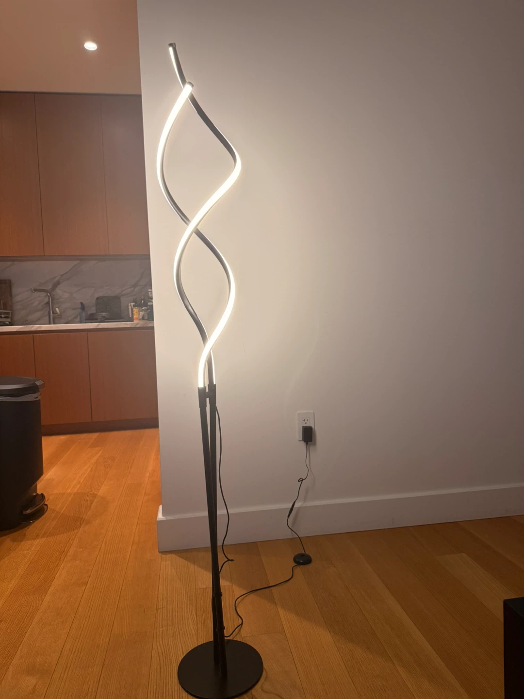 Modern LED Spiral Floor Lamp - photo 3