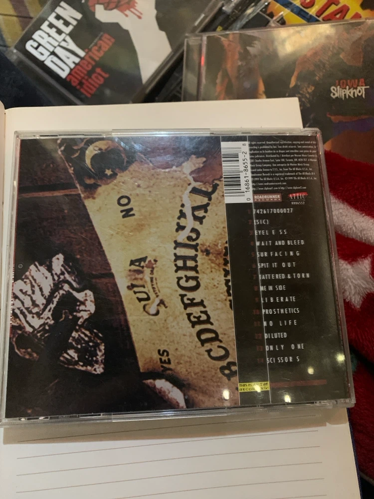 Slipknot Self-Titled CD - photo 2