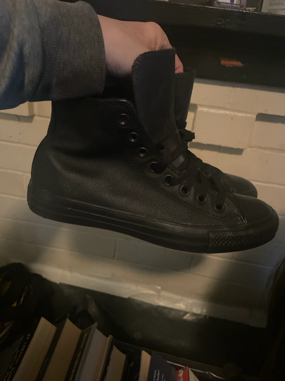 Converse Chuck Taylor All Star High Top Leather Black