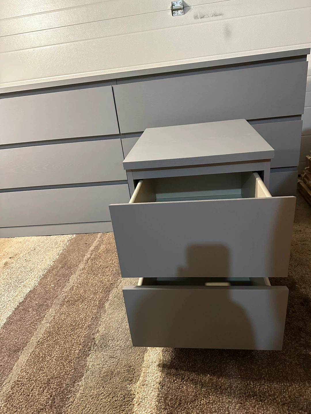 IKEA MALM 6-Drawer Dresser and Matching 2-Drawer Nightstand - photo 3