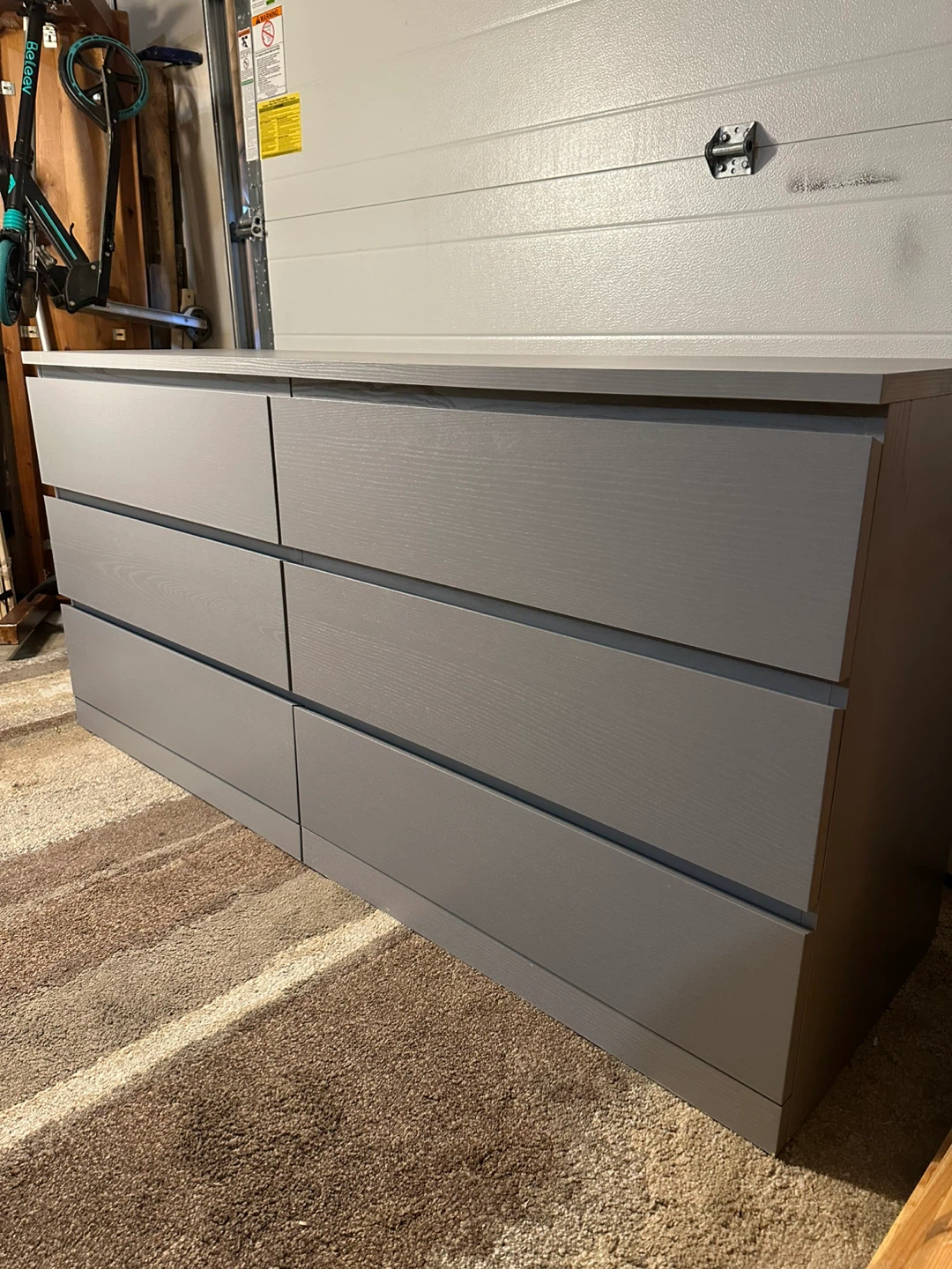 IKEA MALM 6-Drawer Dresser and Matching 2-Drawer Nightstand - photo 5