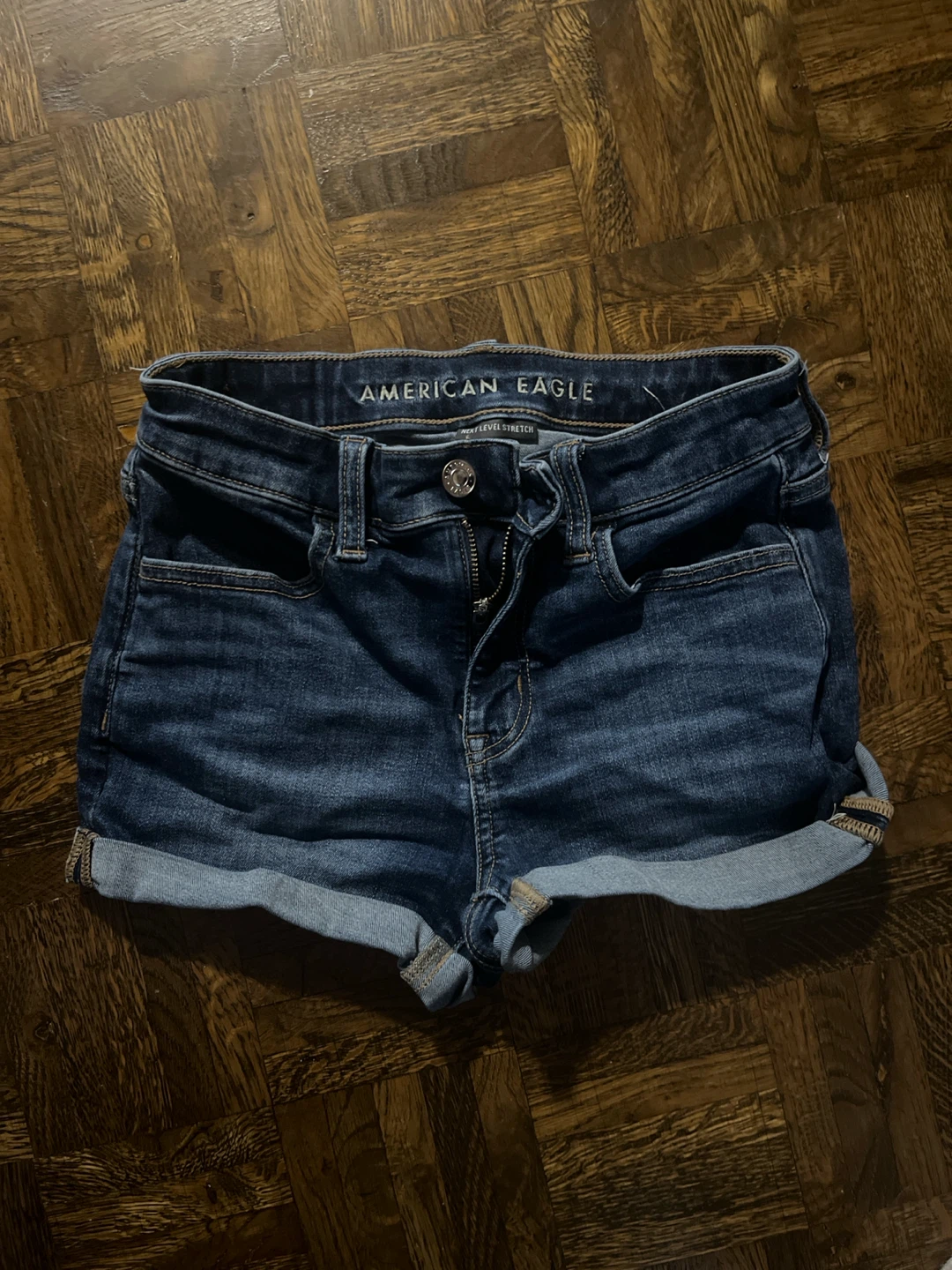 American Eagle Next Level Stretch Denim Shorts