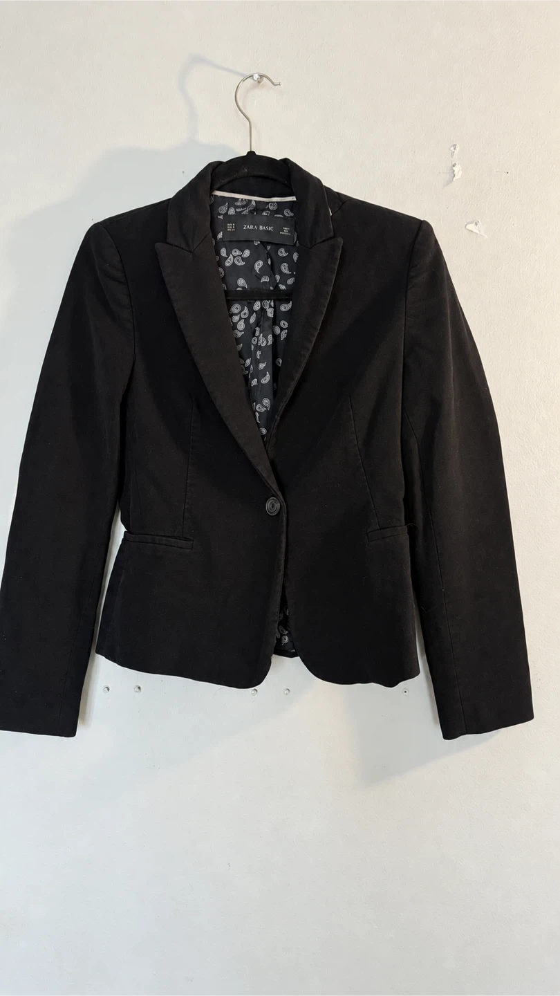 Zara Basic Navy Blazer Size XS Kid - photo 3