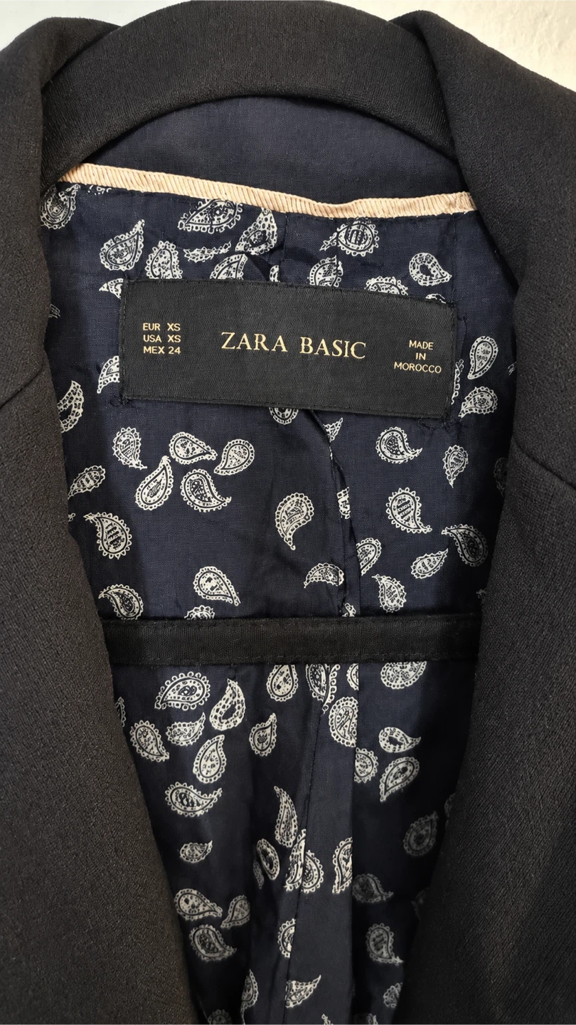 Zara Basic Navy Blazer Size XS Kid - photo 5
