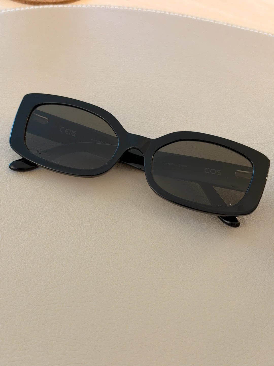 COS Black Rectangular Sunglasses