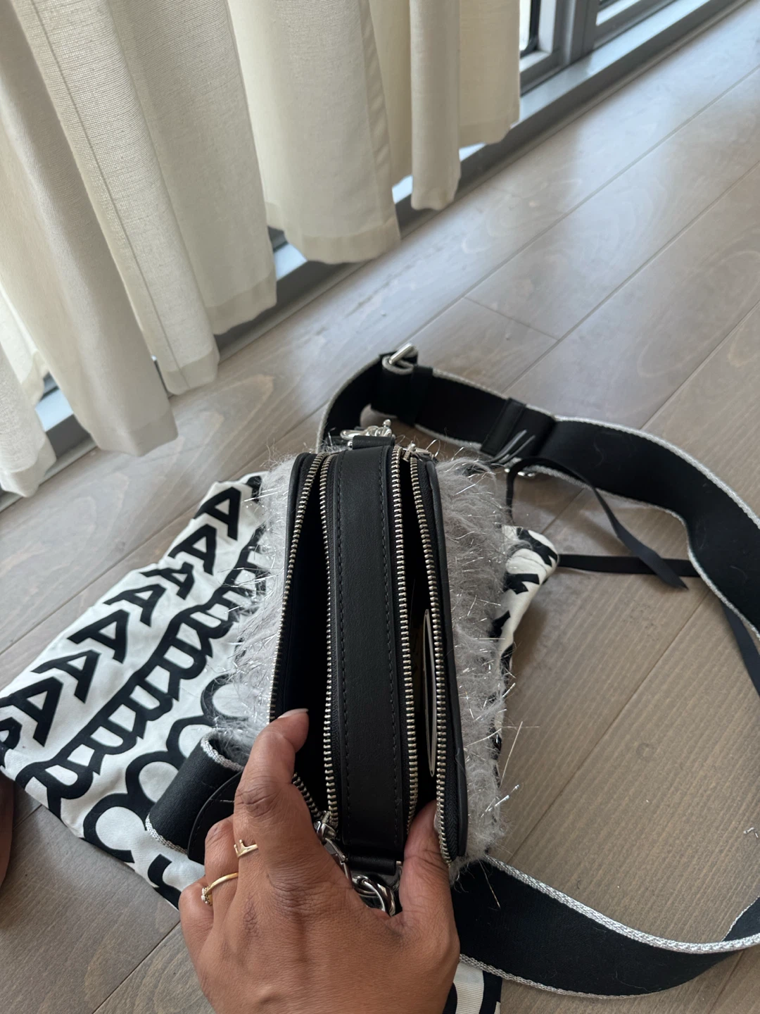Marc Jacobs Snapshot Camera Bag Silver Tinsel - photo 3