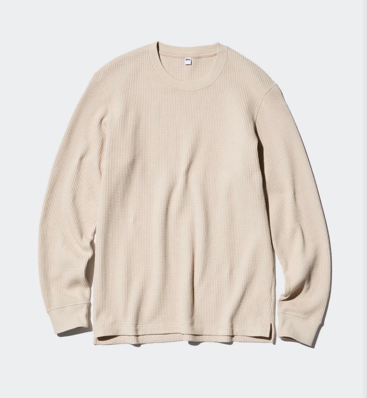 Uniqlo Waffle Crew Neck Long Sleeve Shirt - photo 2