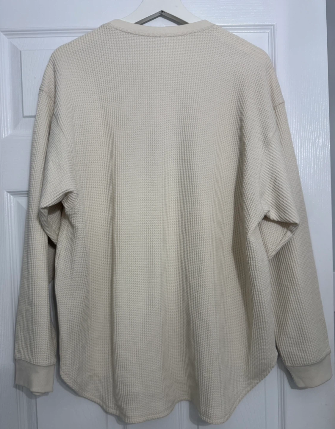 Uniqlo Waffle Crew Neck Long Sleeve Shirt - photo 4