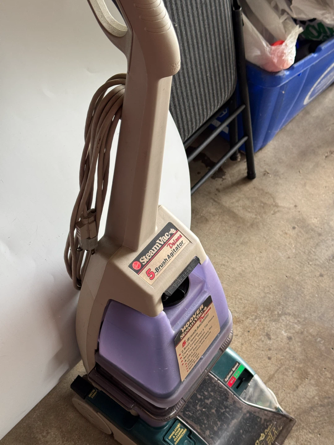 Hoover SteamVac Deluxe 5-Brush Agitator
