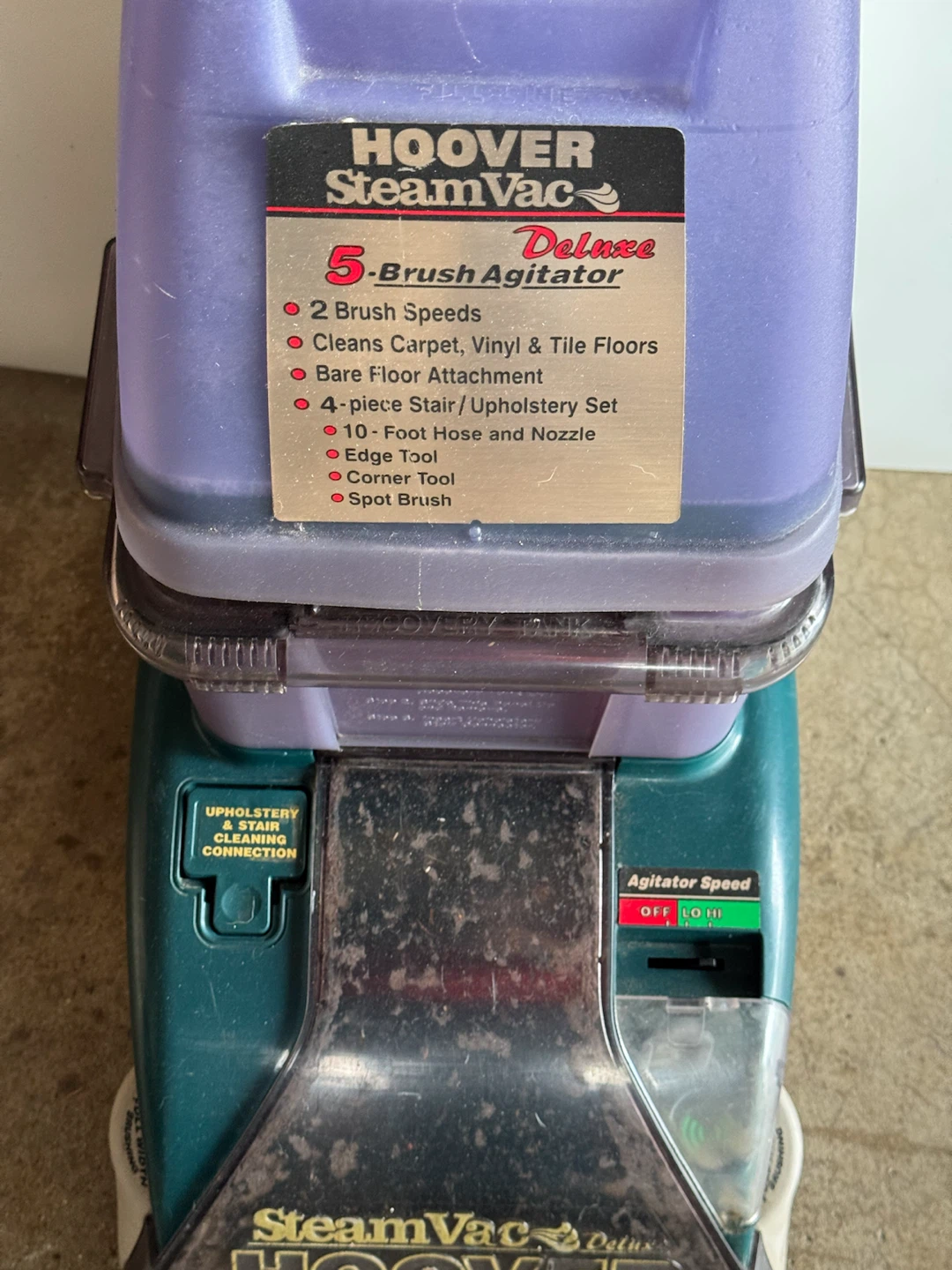 Hoover SteamVac Deluxe 5-Brush Agitator - photo 3