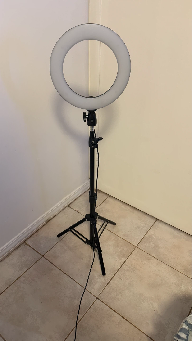 Ring light dimmable, RGB coloured