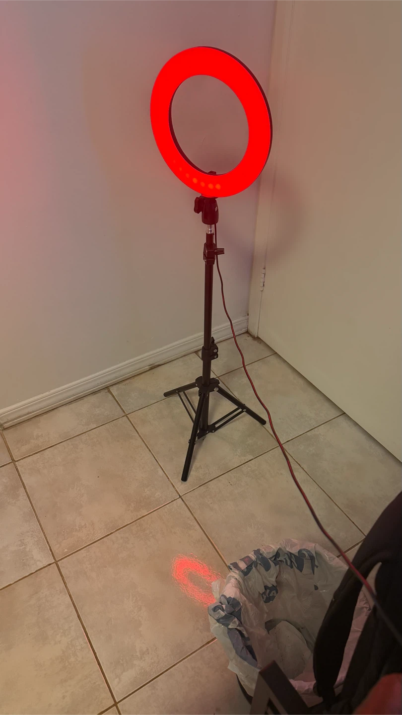 Ring light dimmable, RGB coloured - photo 3
