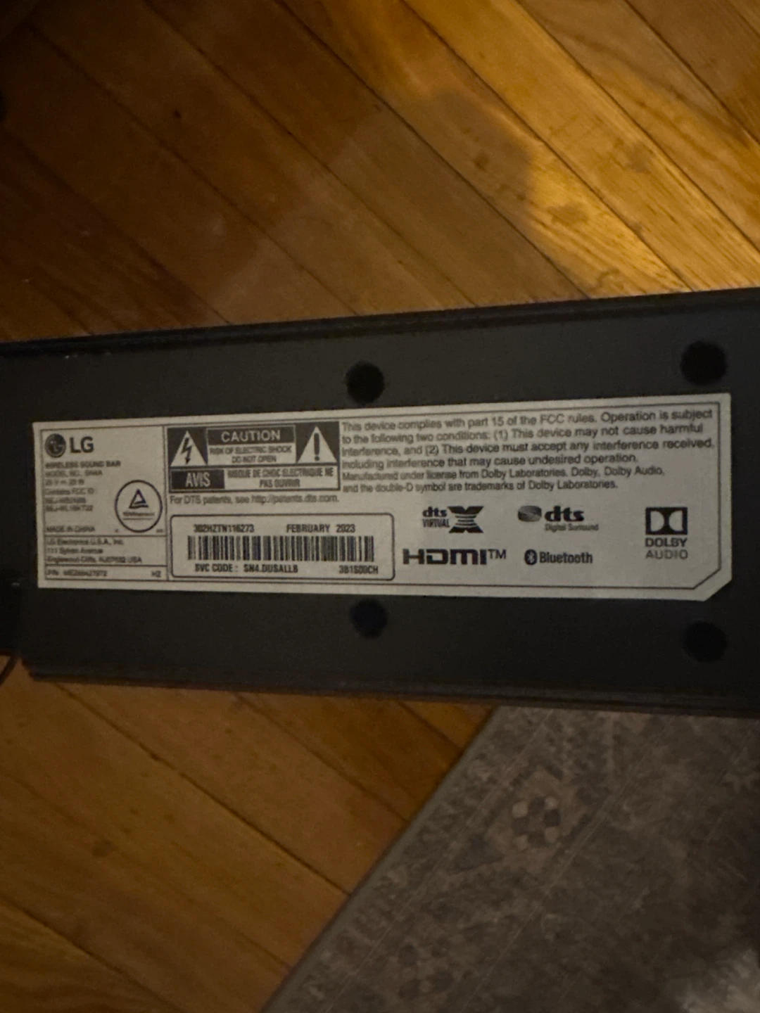 LG Wireless Sound Bar with Subwoofer - photo 3