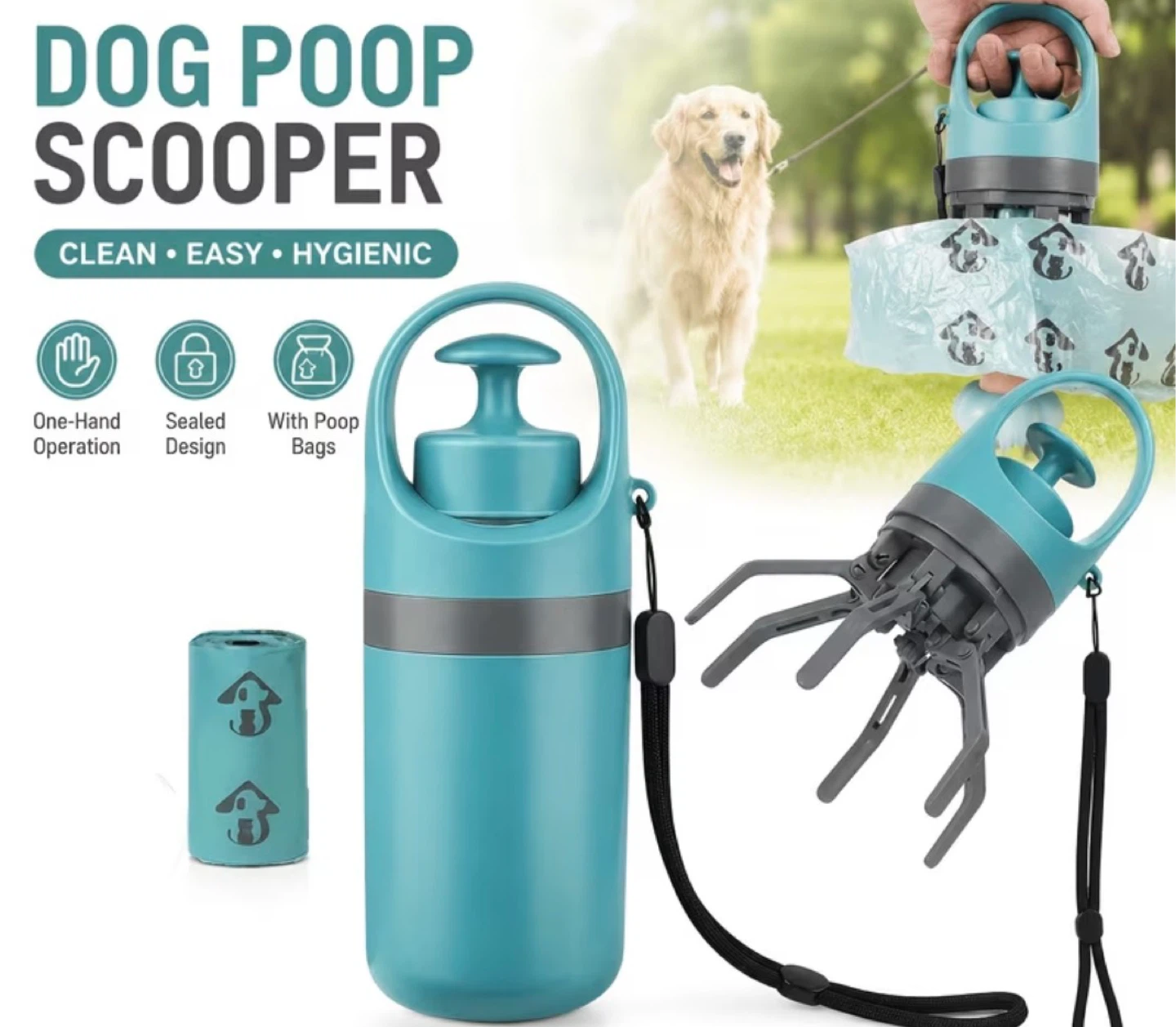 [Never Used] Dog Waste Pickup Scooper Set - photo 3