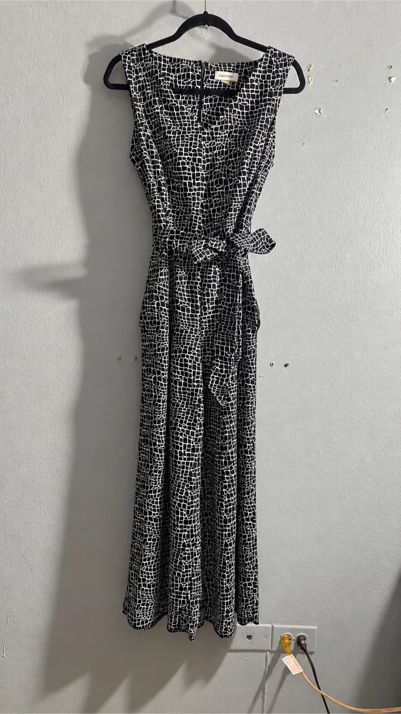 Calvin Klein Sleeveless Patterned Jumpsuit - photo 4