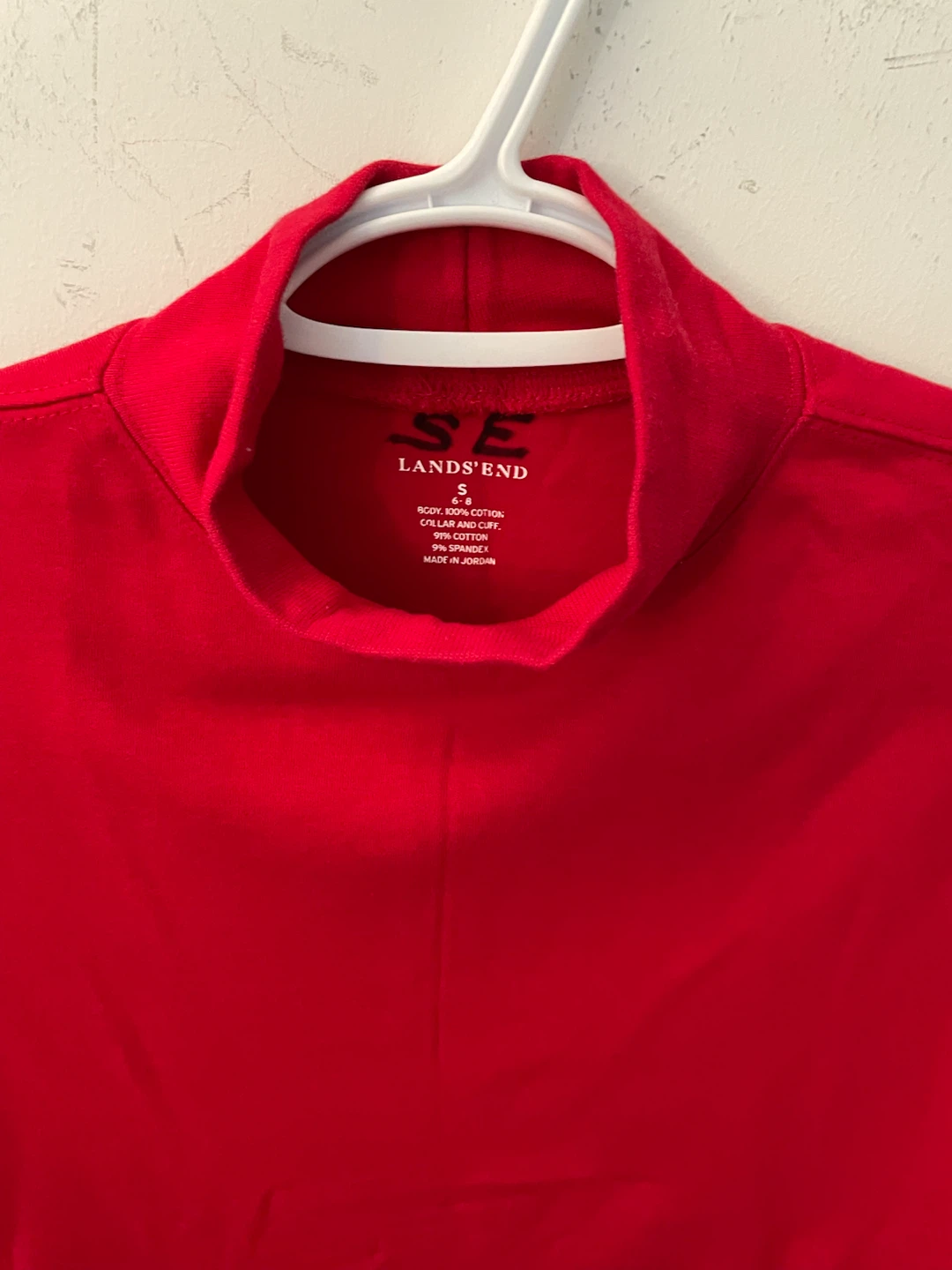 Lands' End Red Mock Neck Top - photo 2