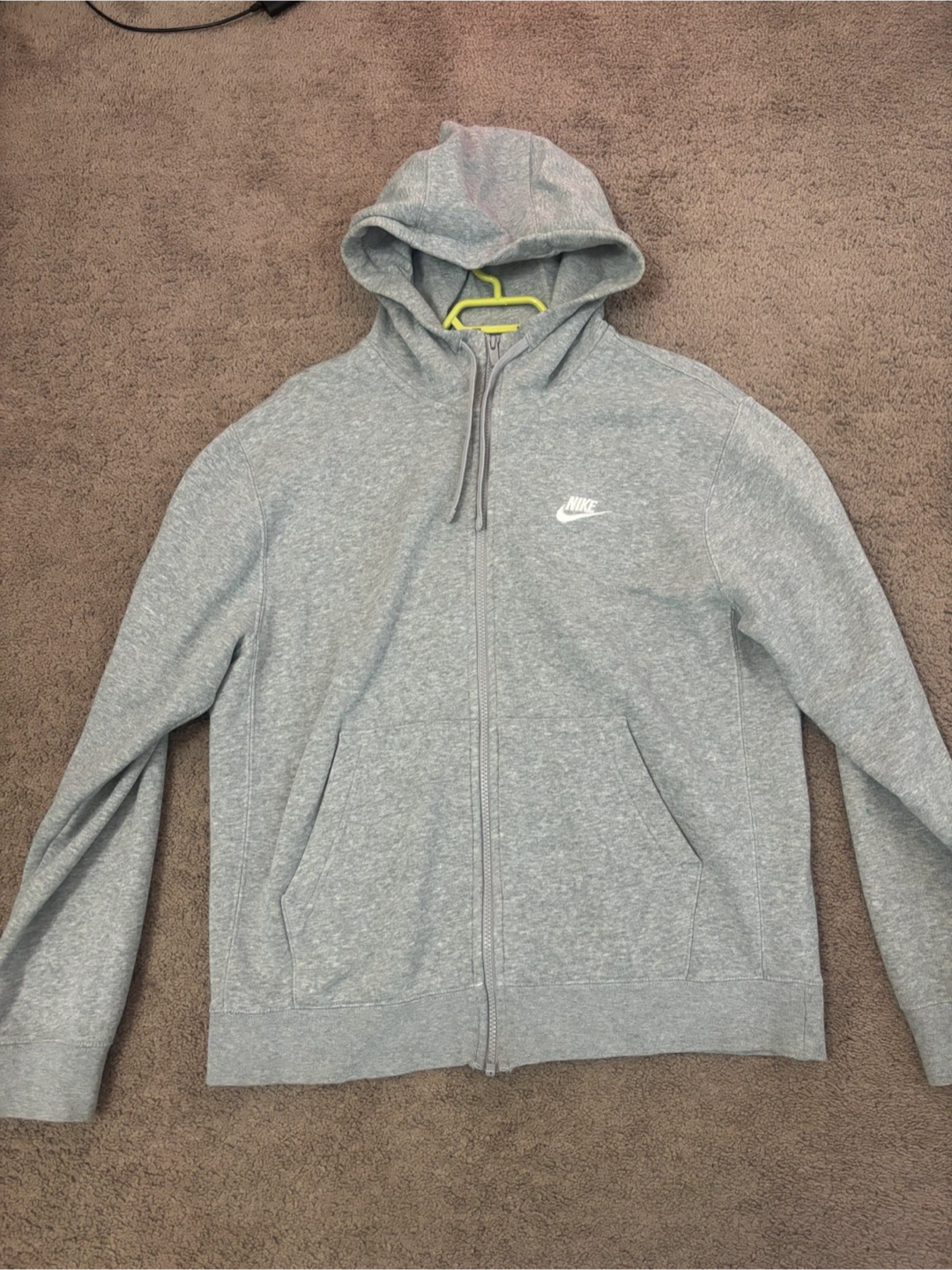 SEND OFFERS* Grey Nike Full-Zip Hoodie