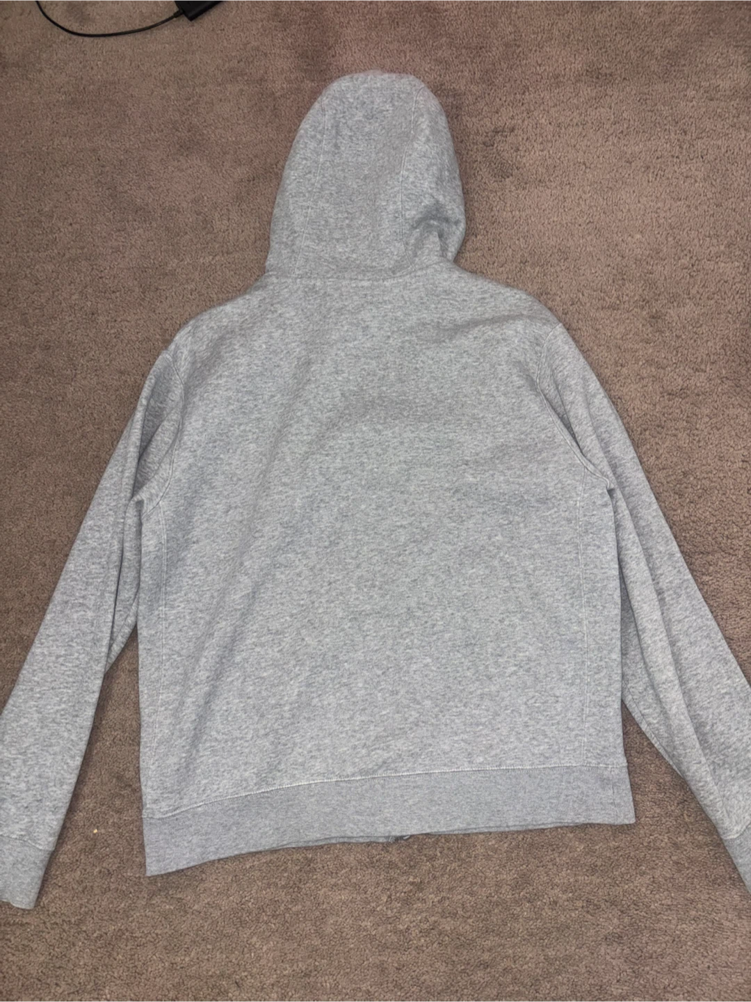 SEND OFFERS* Grey Nike Full-Zip Hoodie - photo 2