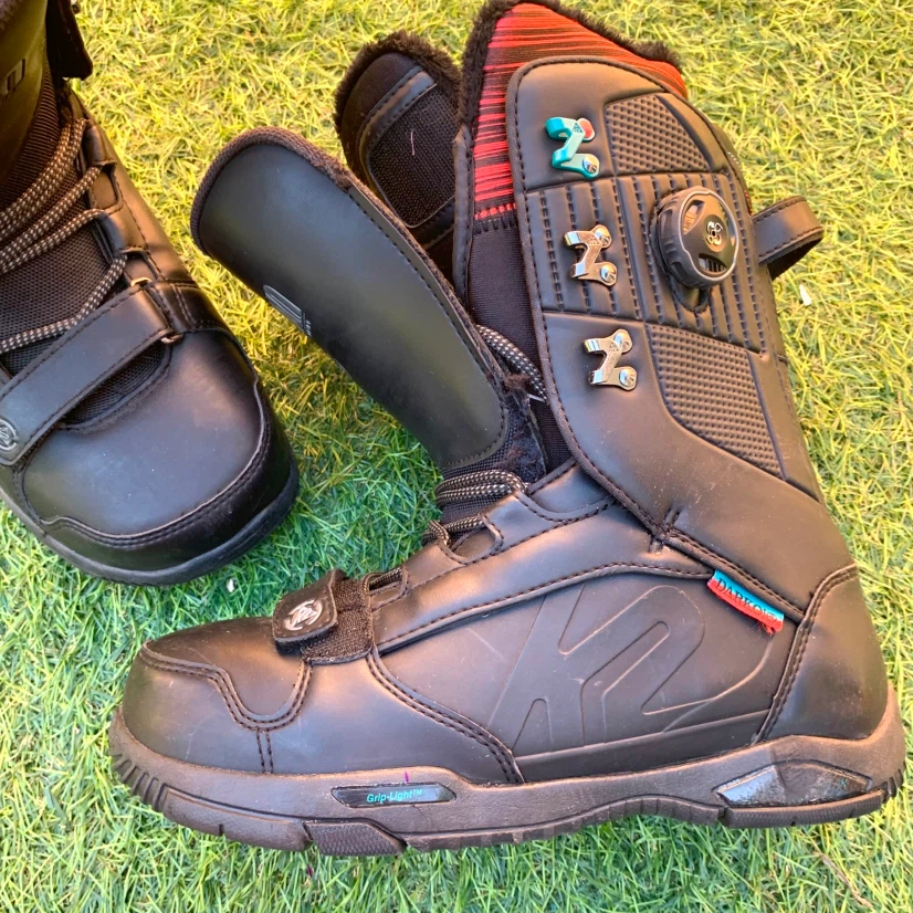 Men’s Snowboard Boots Size 8 Winter Snowboarding Boots Black - photo 2