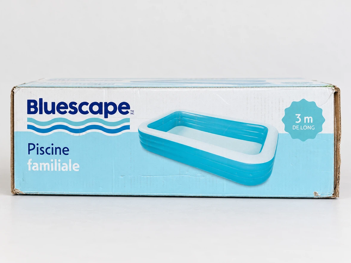 BNIB - Bluescape 10 ft Family Inflatable Pool – 72” x 120” x 22” - photo 3