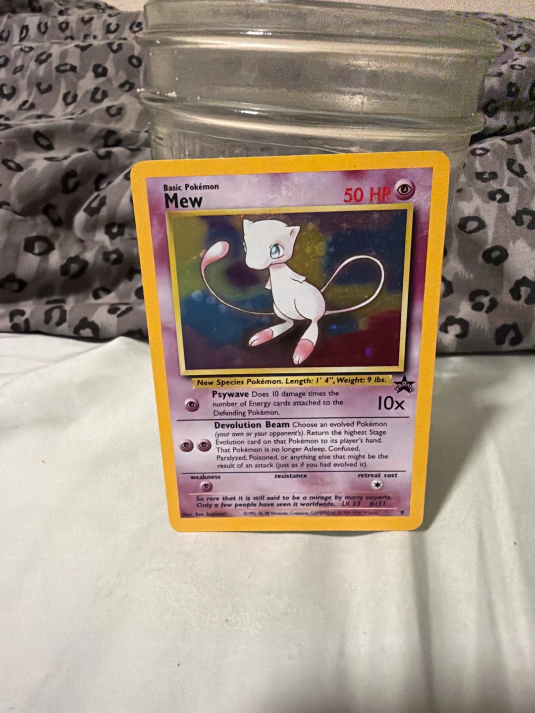 Mew 1999 Promo Pokémon Trading Card