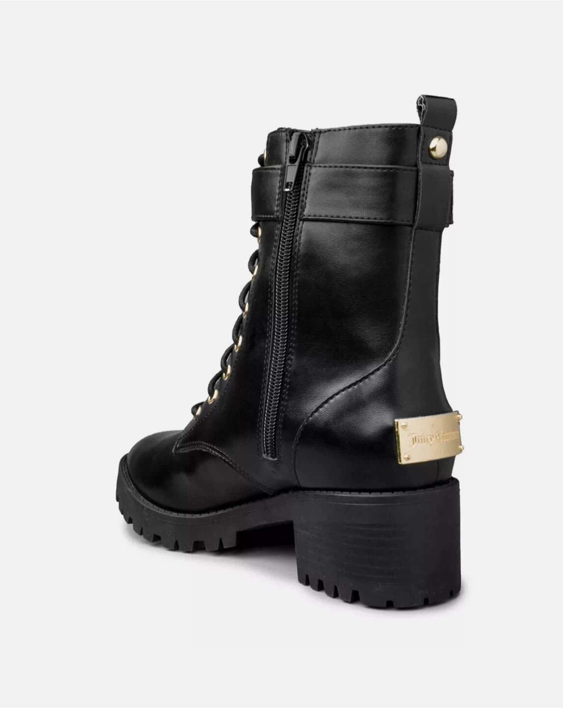 Juicy Couture Black Combat Boots New - photo 2