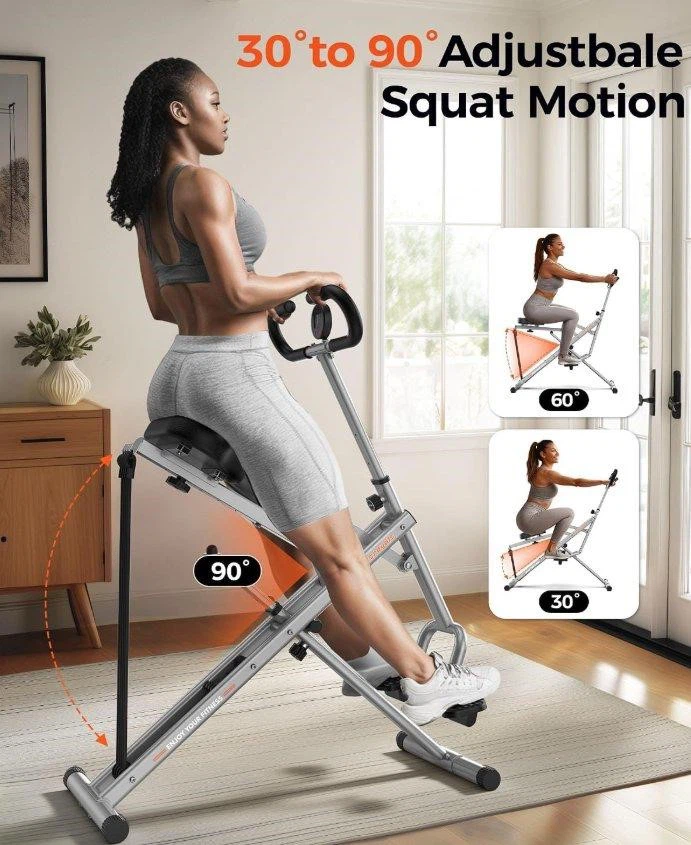 Adjustable Squat Machine Home Fitness Trainer - photo 2
