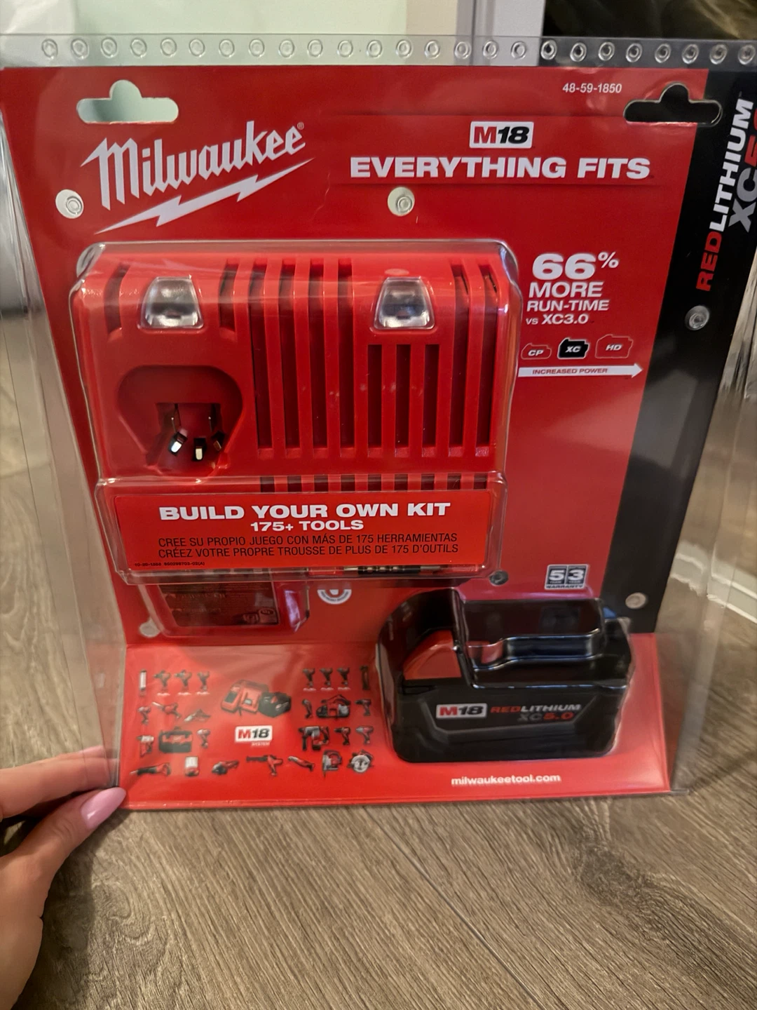 Milwaukee M18 Redlithium XC5.0 Battery and Charger Kit