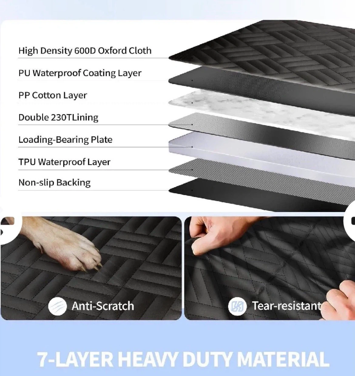 Heavy Duty Dog Car Seat Extender - photo 3