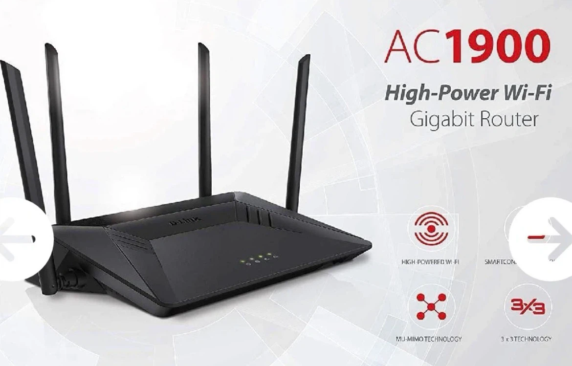 D-Link AC1900 High-Power Wi-Fi Gigabit Router - photo 3