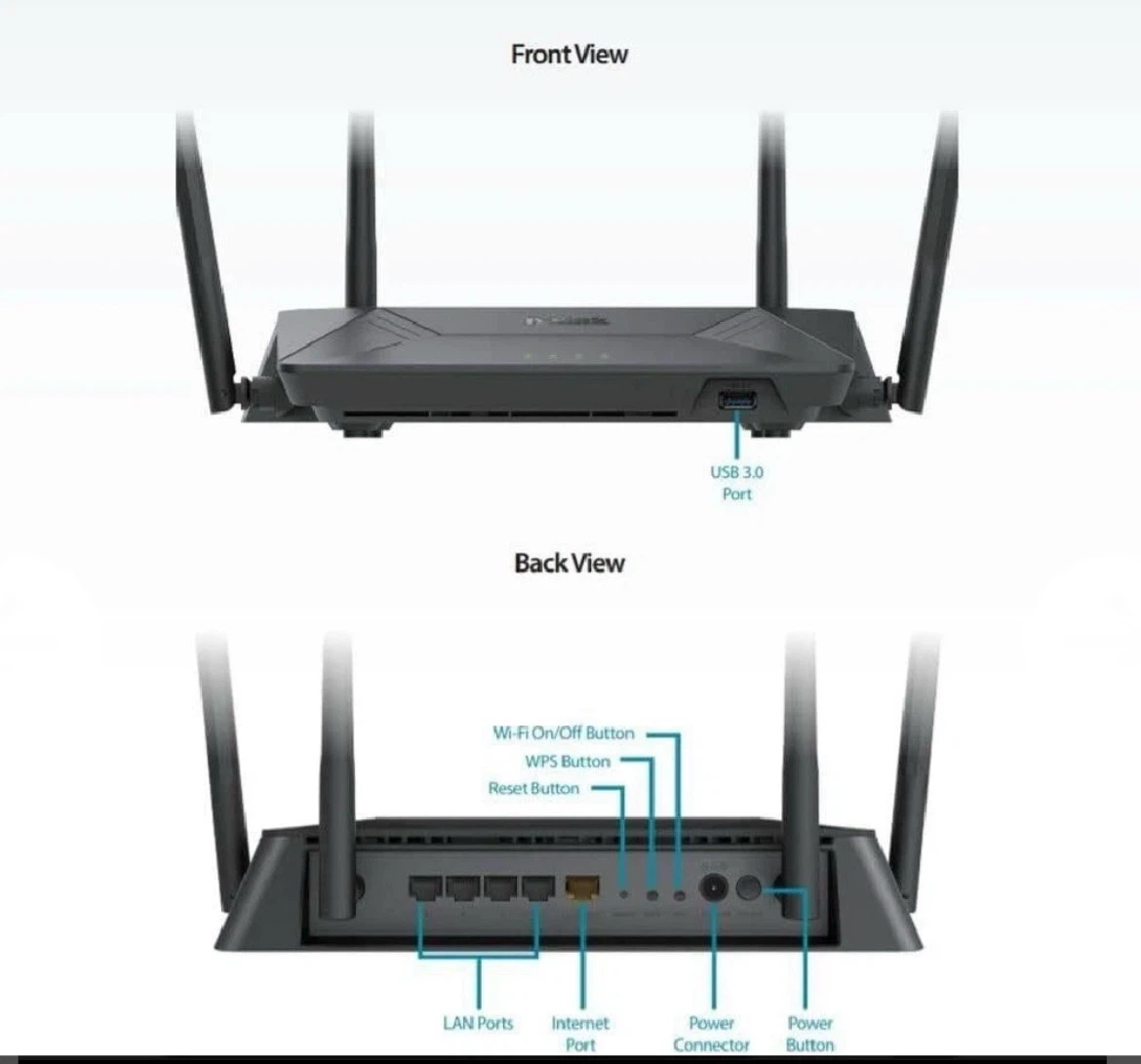 D-Link AC1900 High-Power Wi-Fi Gigabit Router - photo 4