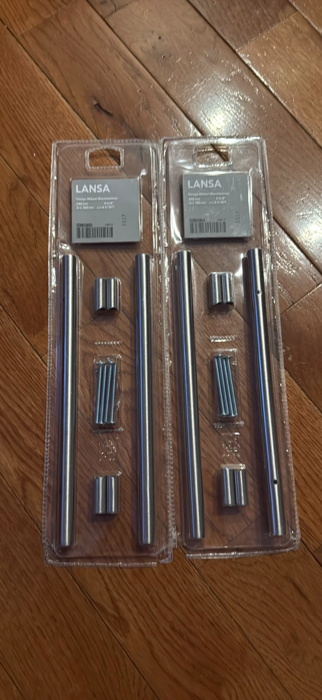 2 Packs of IKEA LANSA 4 Cabinet Handles