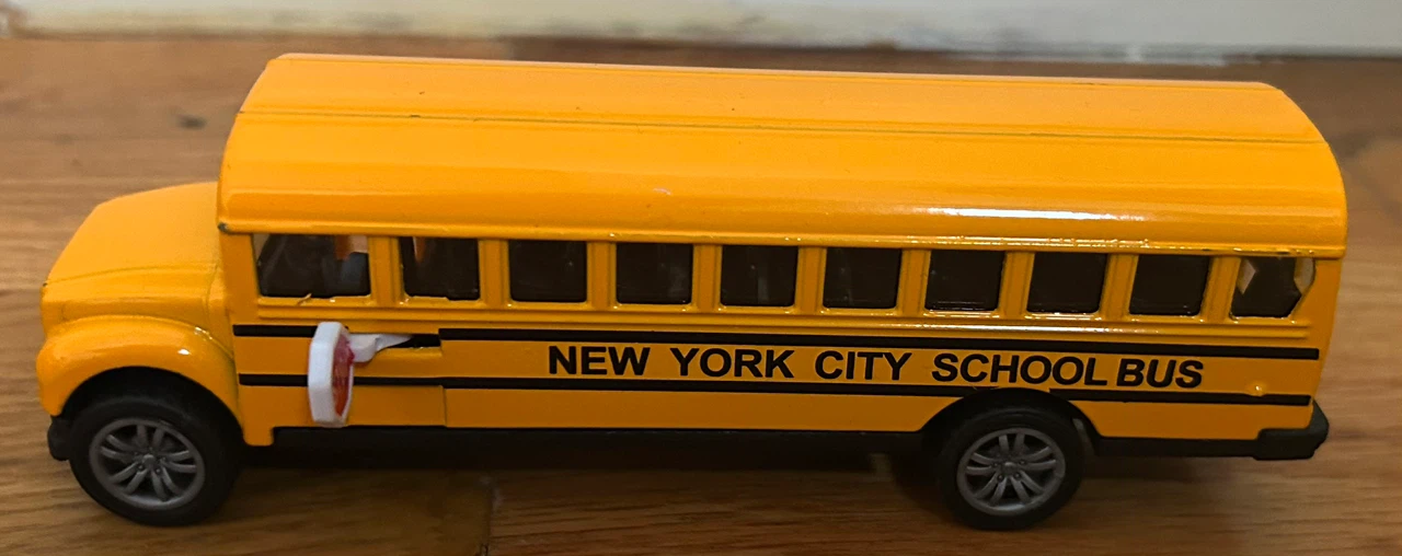 New York City School Bus Die-Cast Toy