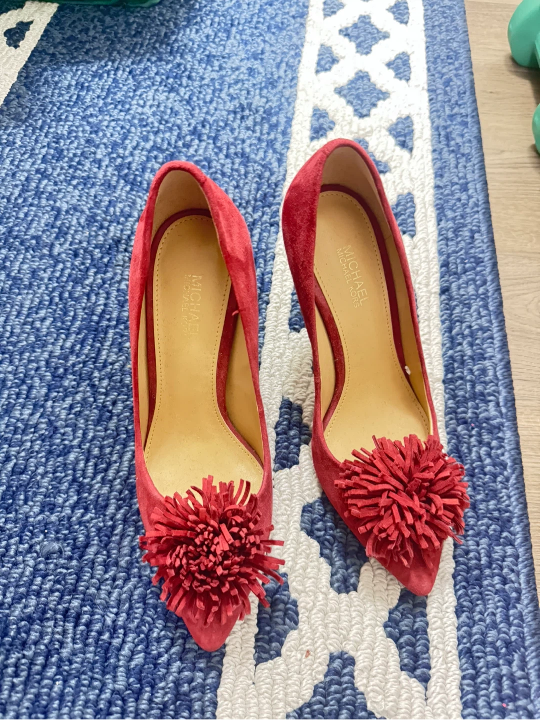 Michael Kors Red Suede Heels - photo 4