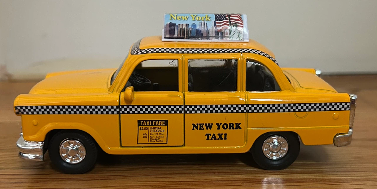 Diecast New York Taxi Model