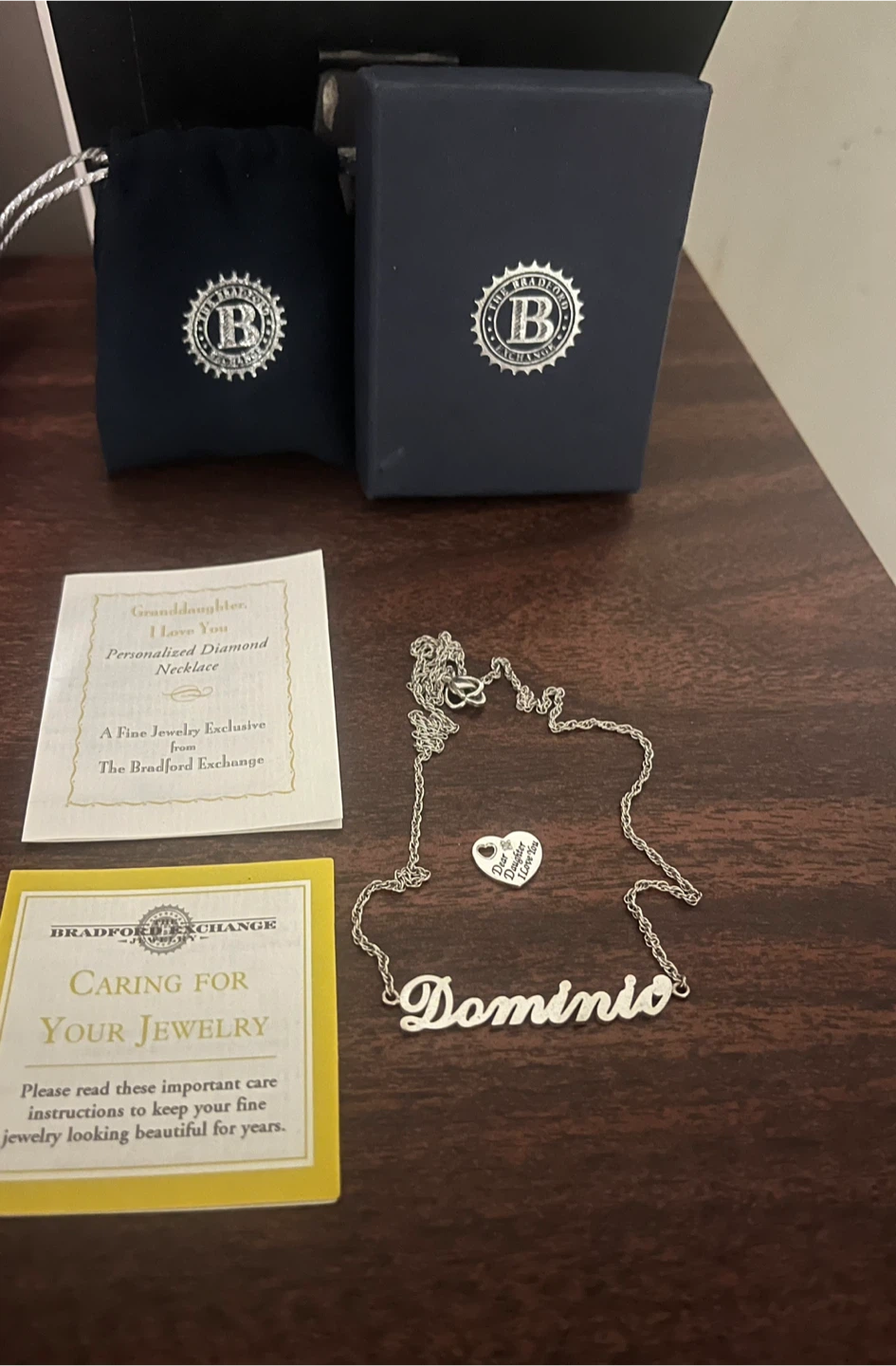 Bradford Exchange Personalized Diamond Necklace
