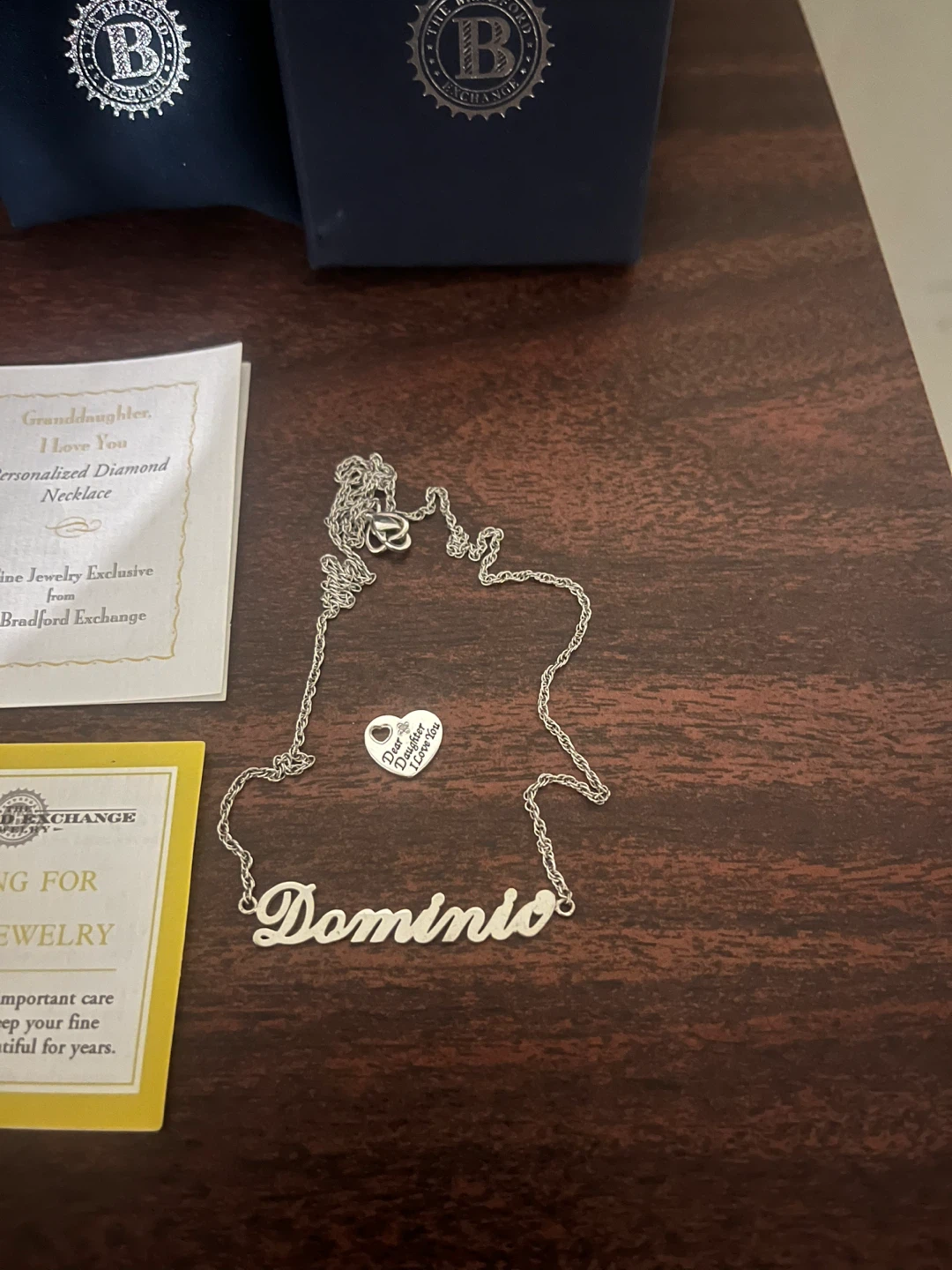 Bradford Exchange Personalized Diamond Necklace - photo 2