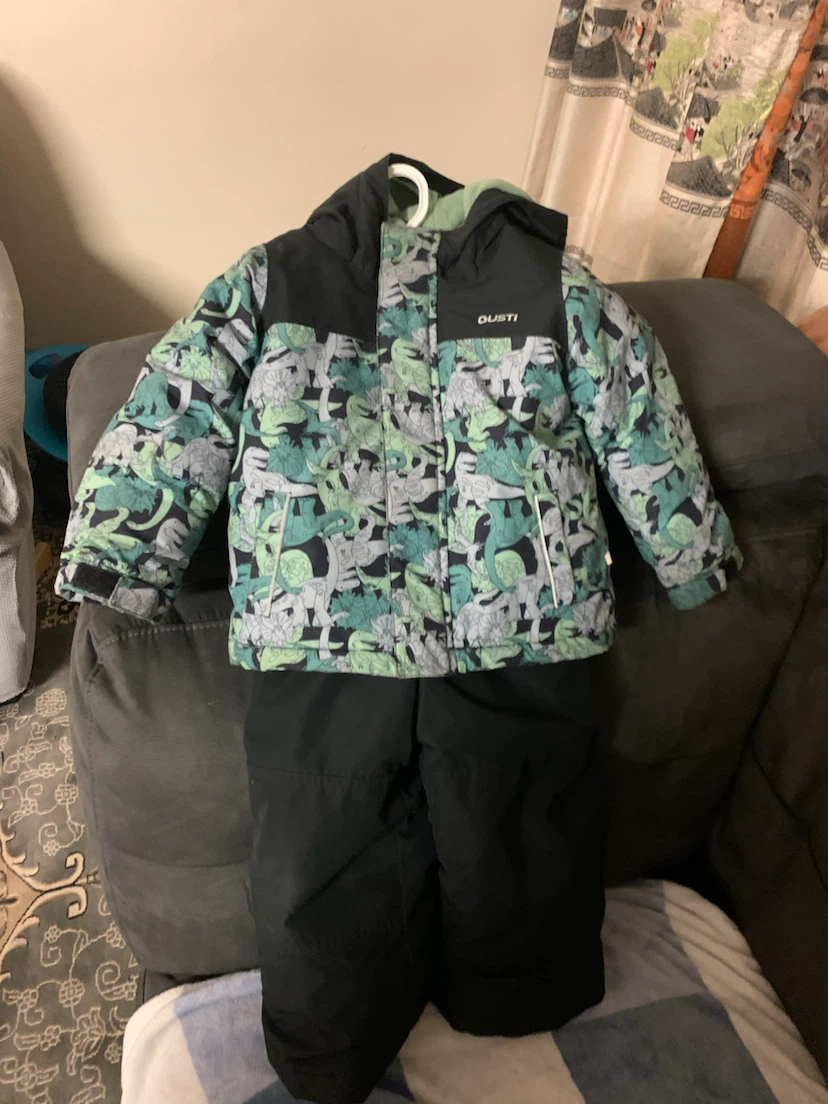 Gusti Dinosaur Print Snowsuit