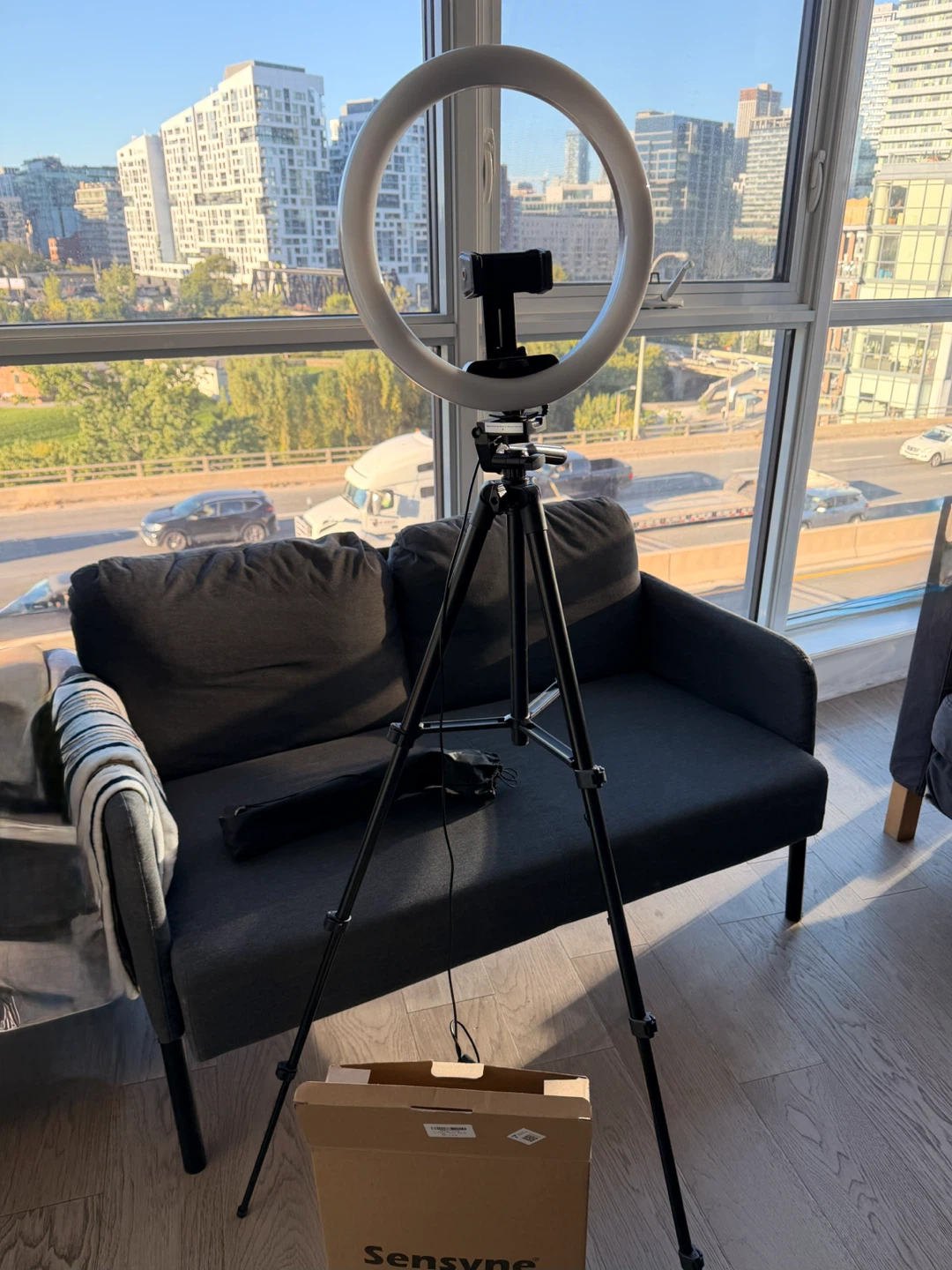 SENSYNE 12” Ring Light + 50” Tripod – Like New