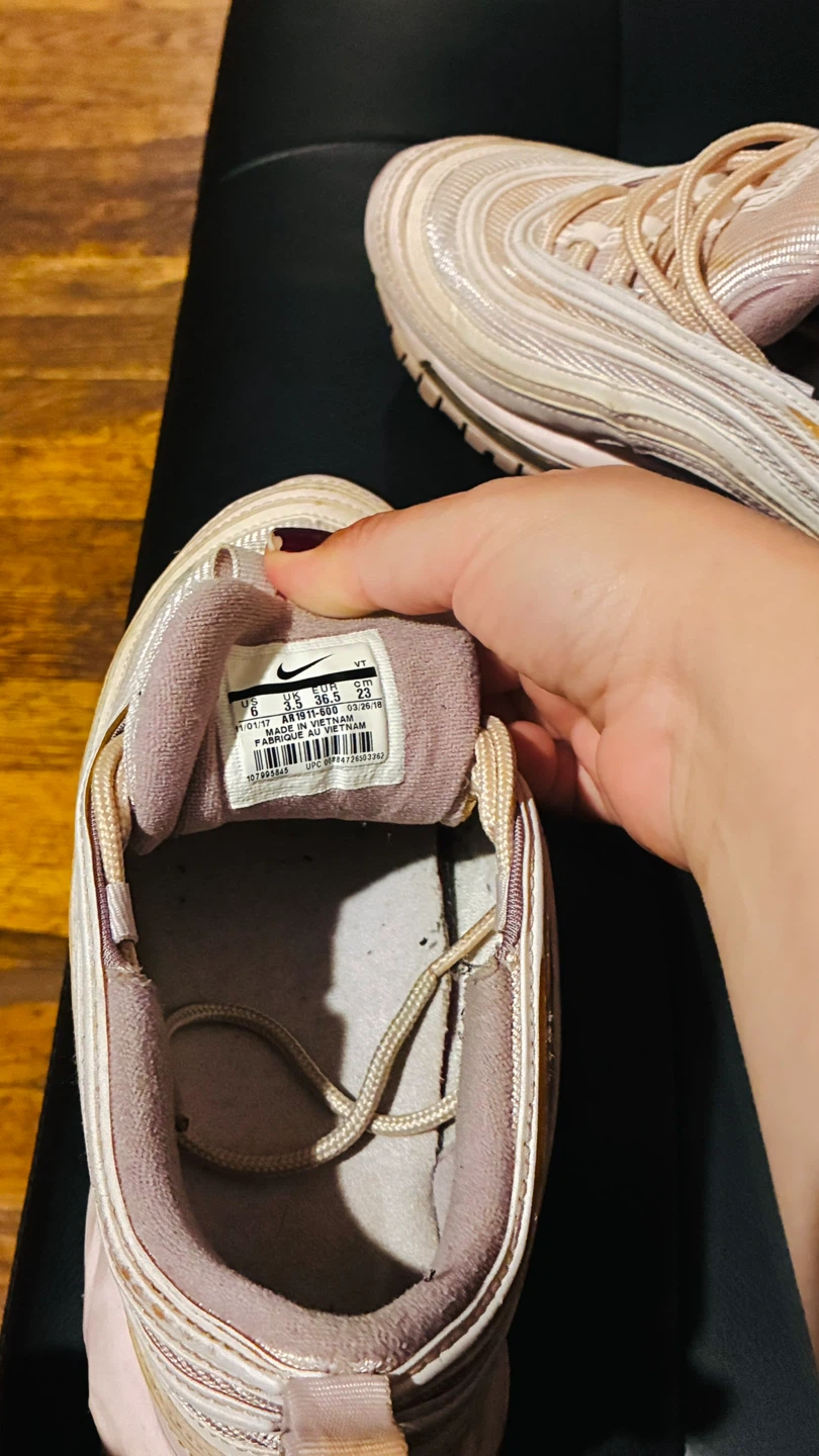 Nike Air Max 97 Light Pink Sneakers - photo 5