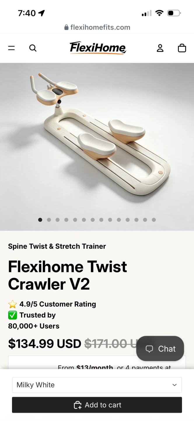 Flexihome Twist Crawler V2 Spine Trainer