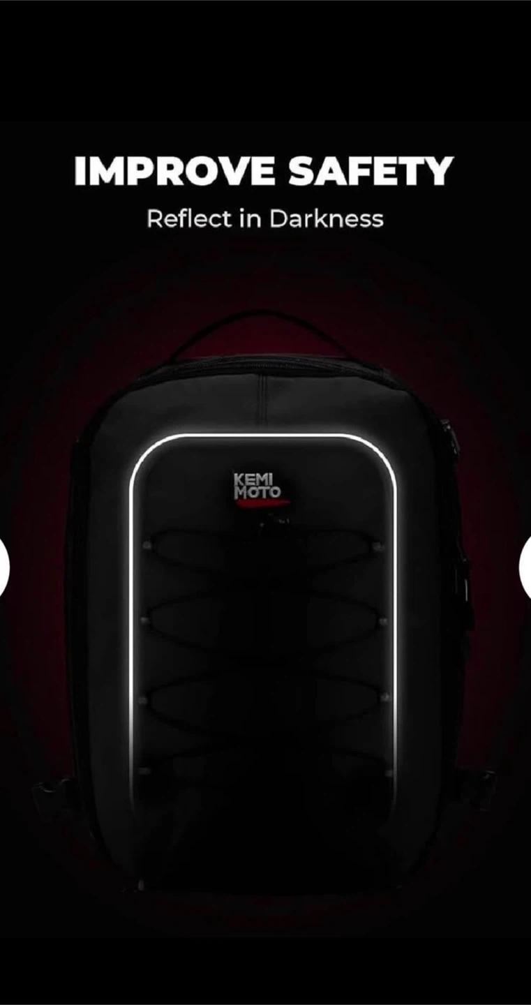 Kemimoto Expandable Motorcycle Tail Bag - photo 4