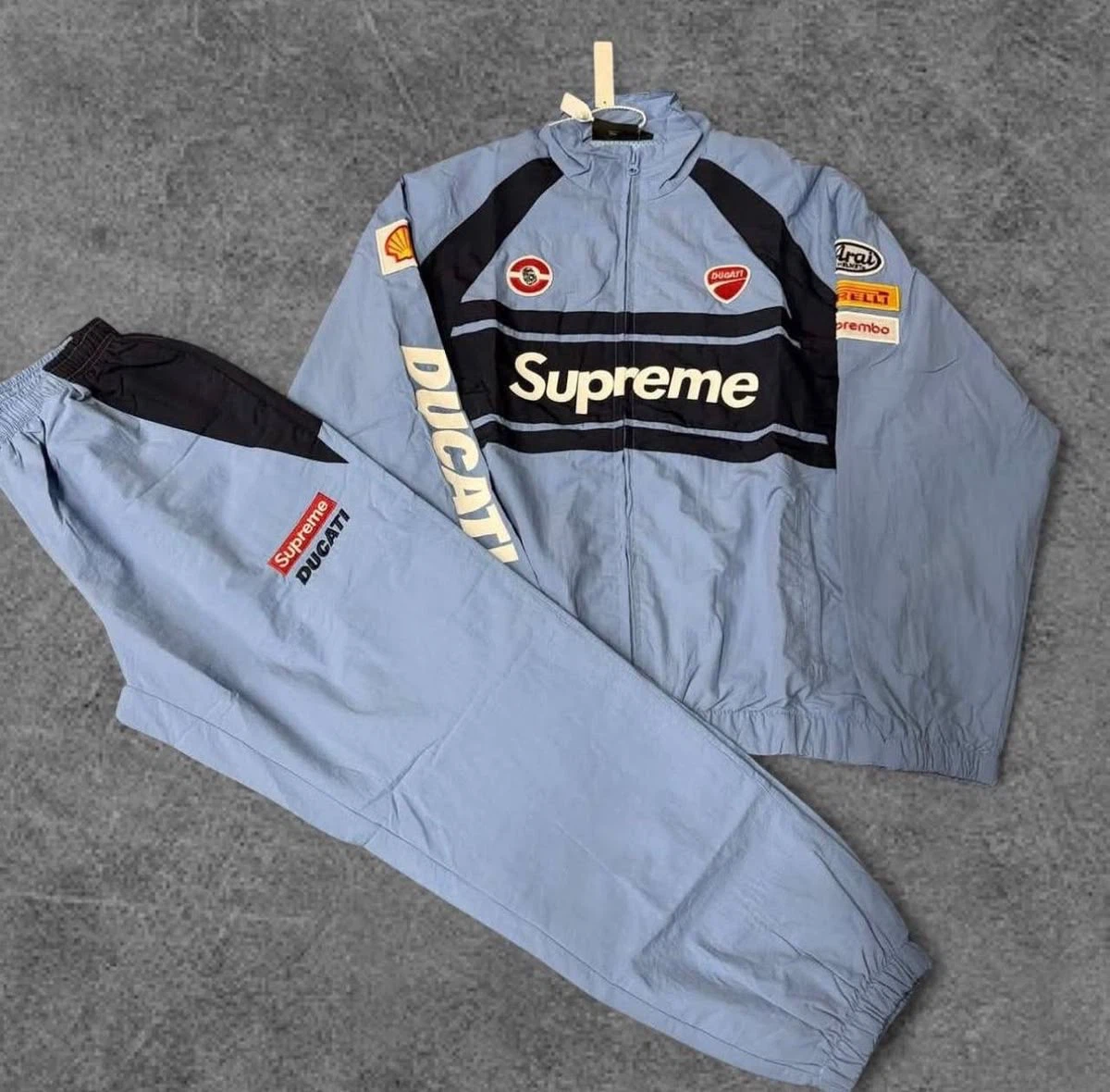 Supreme x Ducati Track Jacket and Pants Set