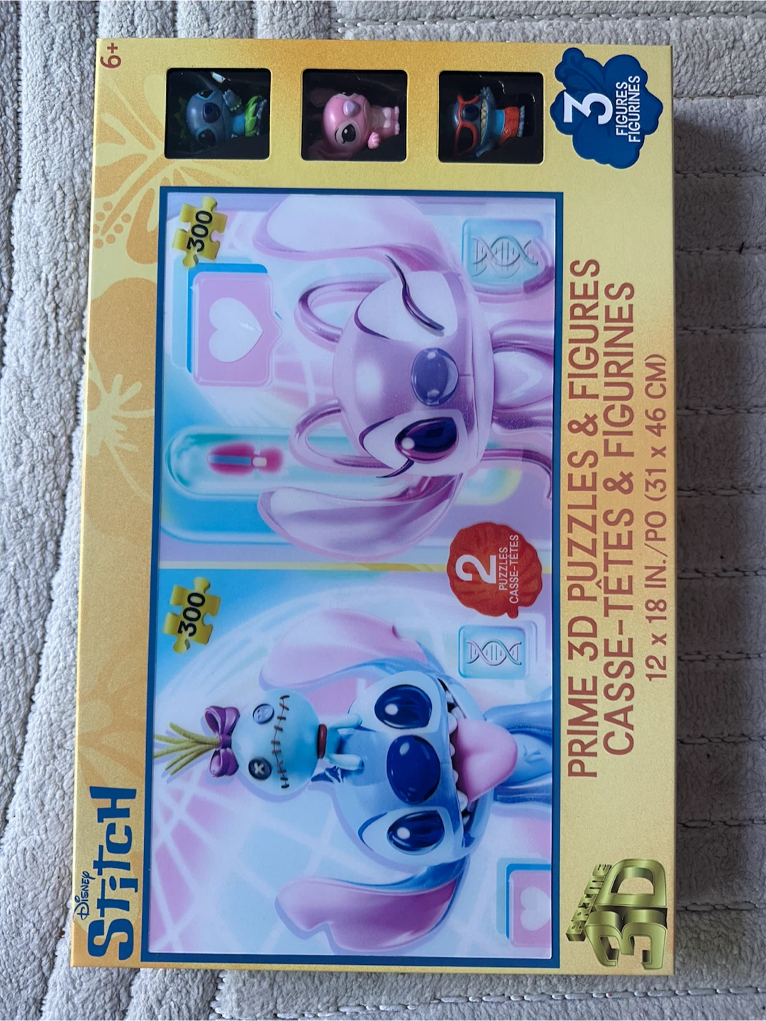 BNIB Disney Stitch 3D Puzzle and Figure Set