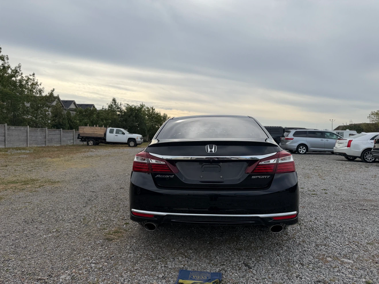Black Honda Accord Sport Sedan