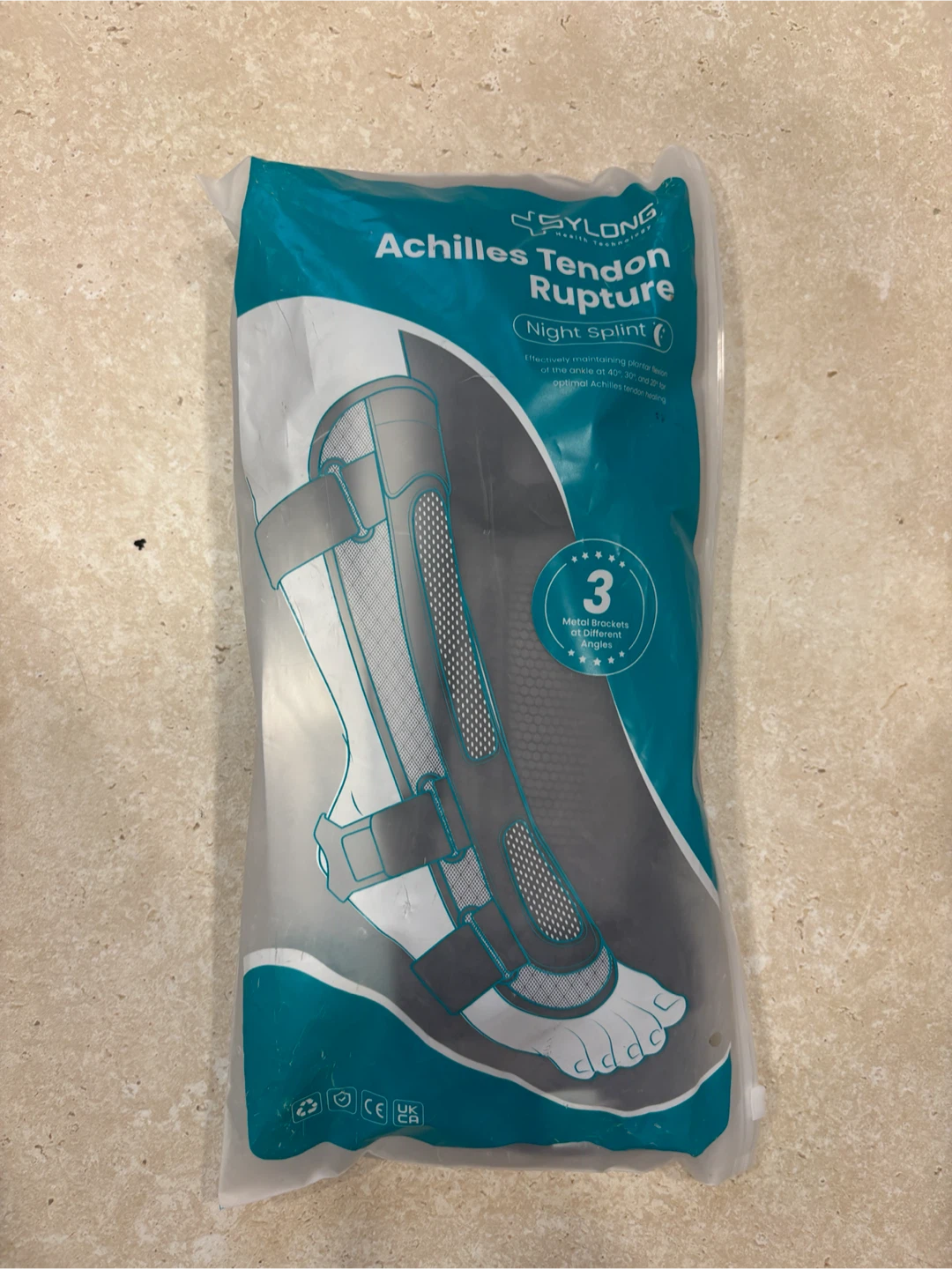 Sylong Achilles Tendon Rupture Night Splint - Right L/XL