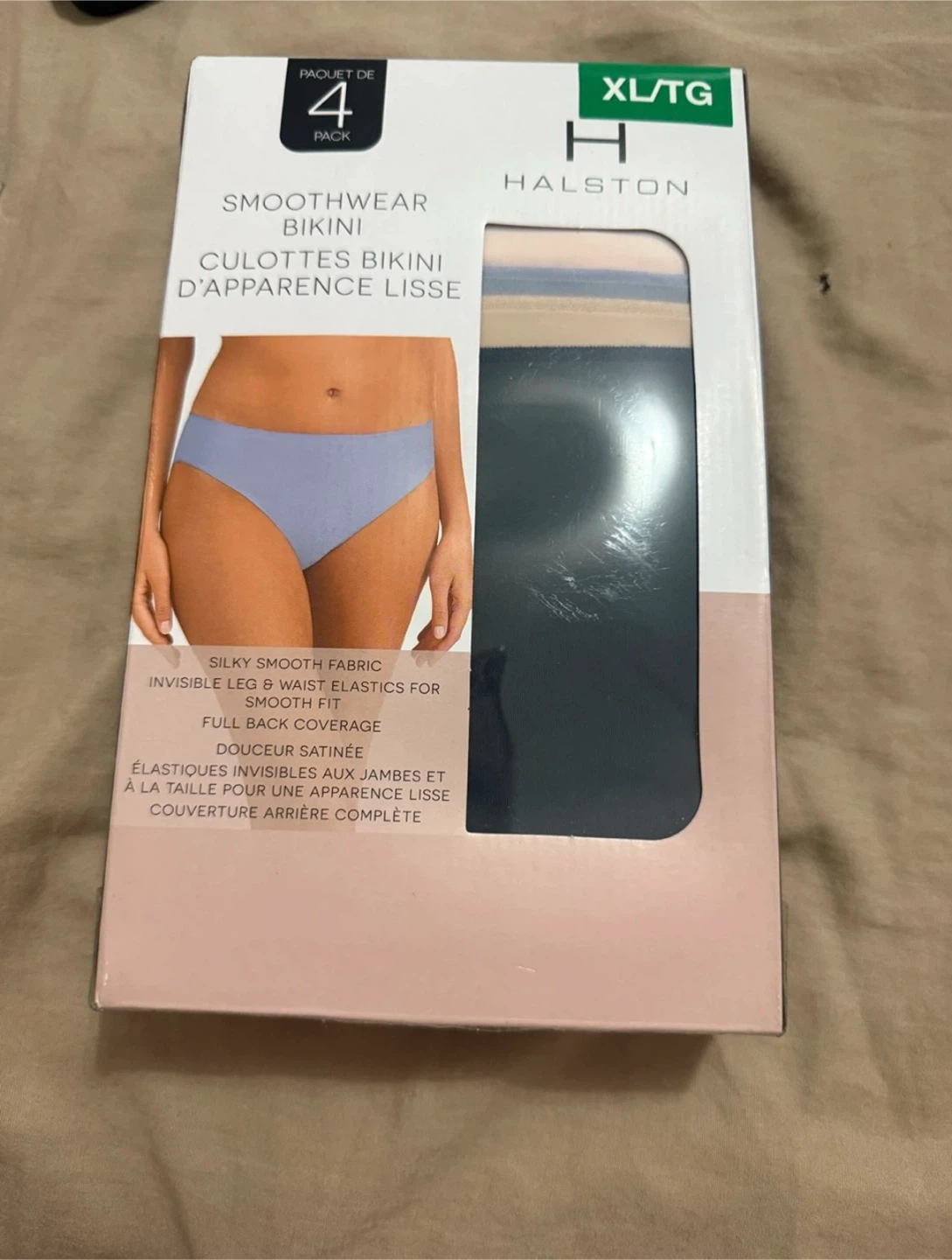 Halston Smoothwear Bikini 4-Pack XL